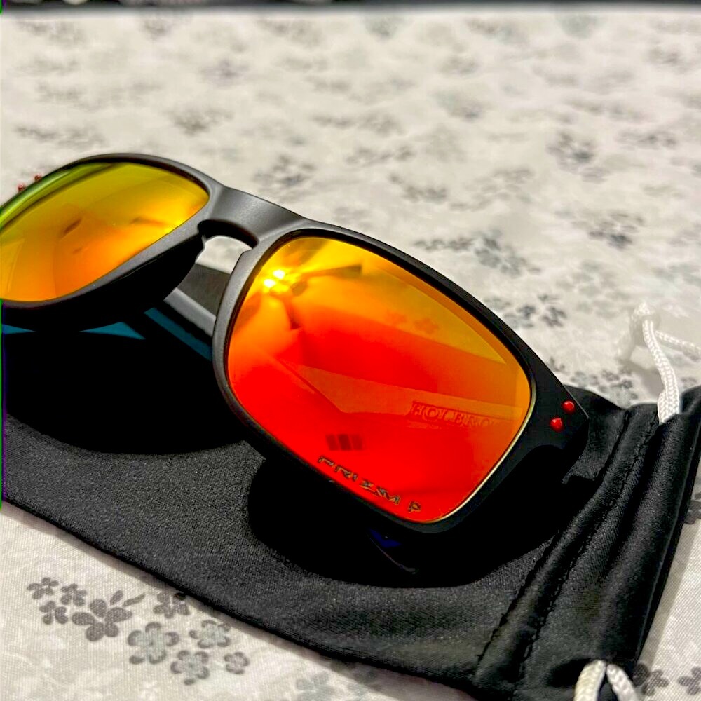 Oakley Sunglasses Holbrook Ruby Iridium Prizm Polarized 9102 ✨️ NEW✨️ - Picture 2 of 9